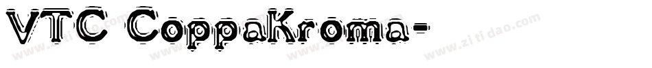 VTC CoppaKroma字体转换